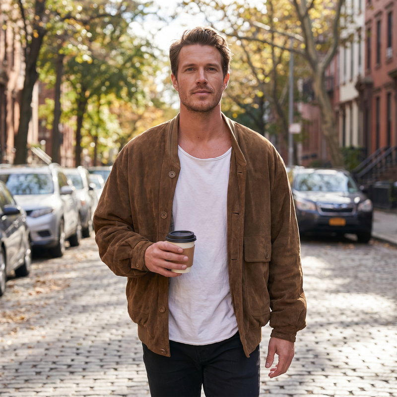Jude Suede-Look Jacket — lifestyle