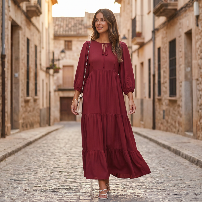 Marisol Bohemian Midi Dress — lifestyle