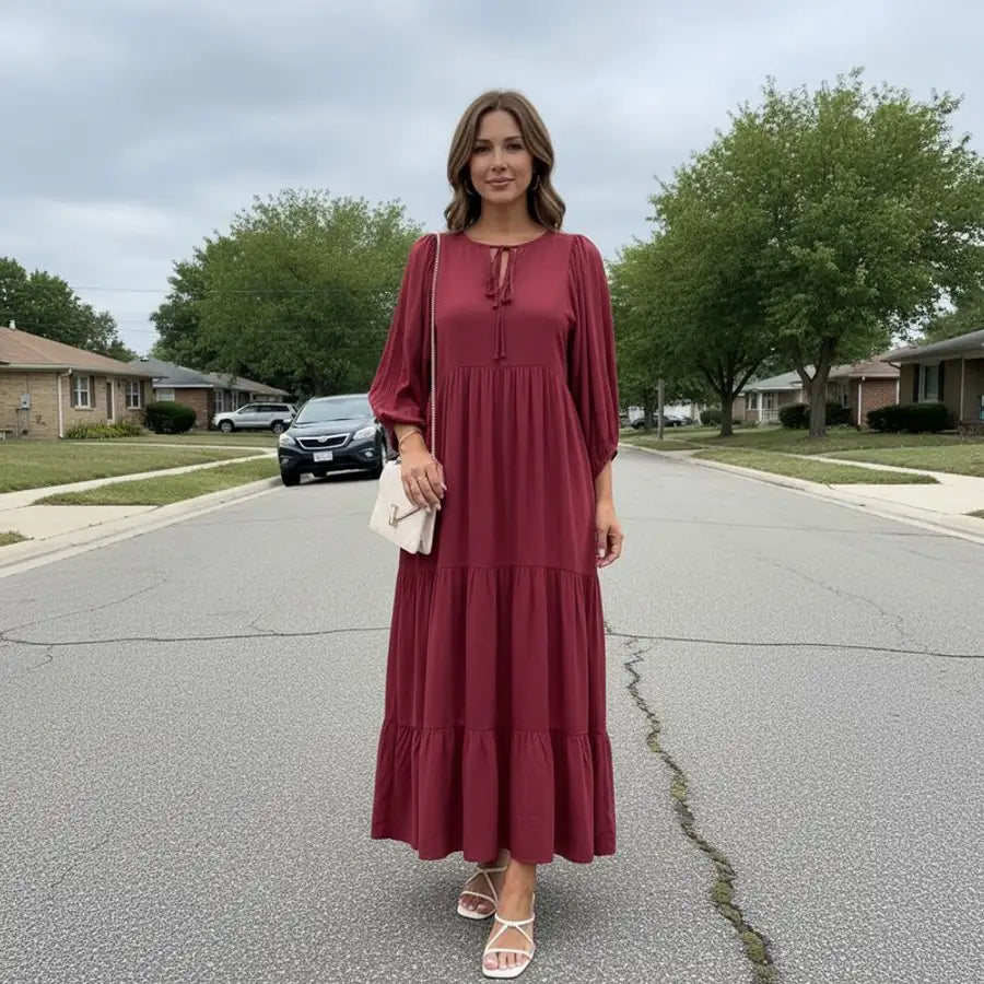 Marisol Bohemian Midi Dress