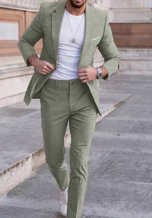 Rowan Single-Button Suit Set — XFDTZ20