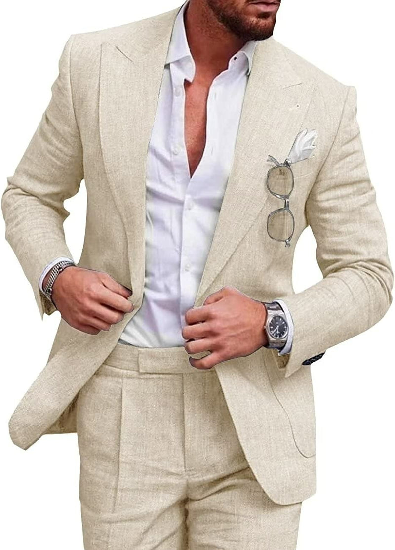 Rowan Single-Button Suit Set — Kakhi 2
