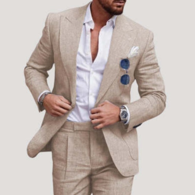 Rowan Single-Button Suit Set — Style 1