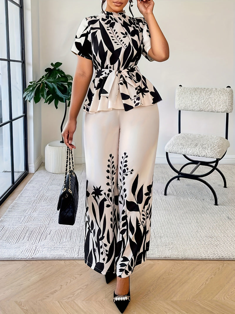 Camille Cinched-Waist Two-Piece Set 5