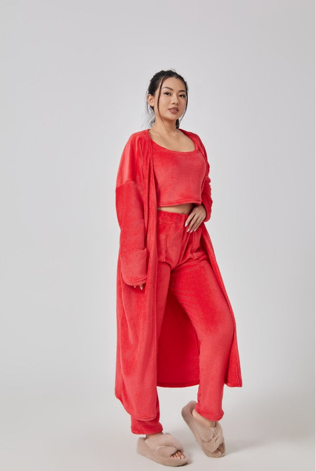 Etta Three-Piece Lounge Set — Red
