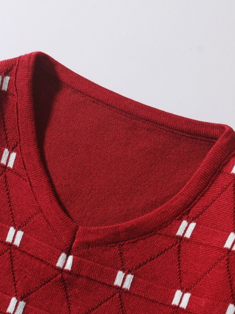 Men's V-Neck Long Sleeve Sweater 9
