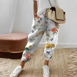 Nora Cotton Linen Pants — 1style