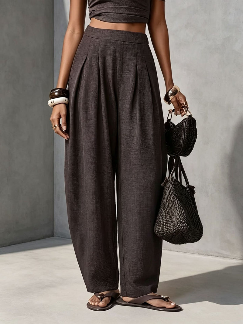Edie Pleated Trousers 5