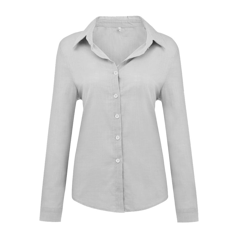 Faye Button Lapel Blouse