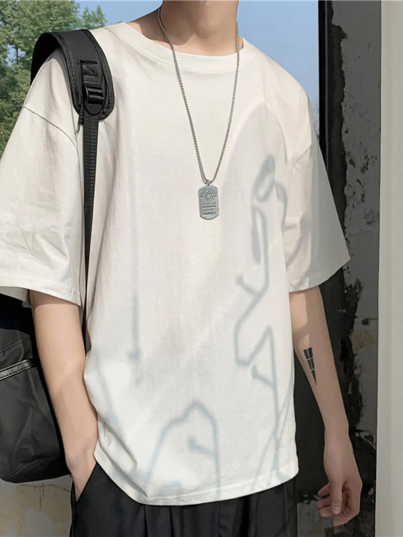 Men's Round Neck Short Sleeve T-Shirt 5