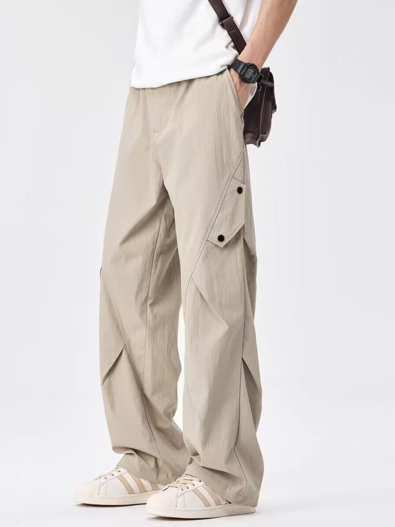 Men's Plus Size Loose Fit Cargo Pants 4
