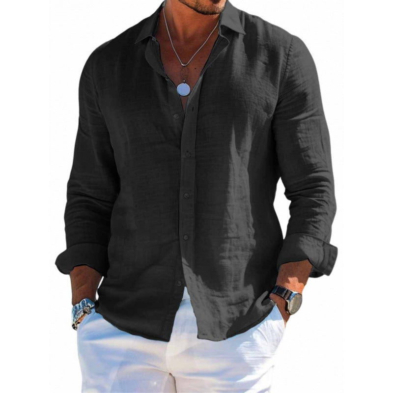 Mason Loose Long-Sleeve Shirt — SF9062