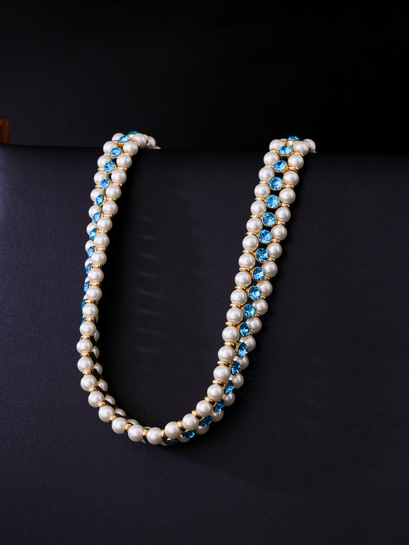 Seraphine Pearl & Crystal Necklace