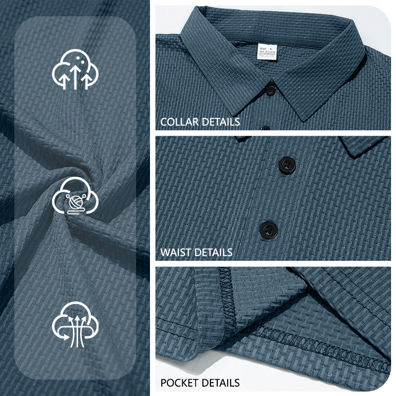 Ice-Silk Lapel Polo 2