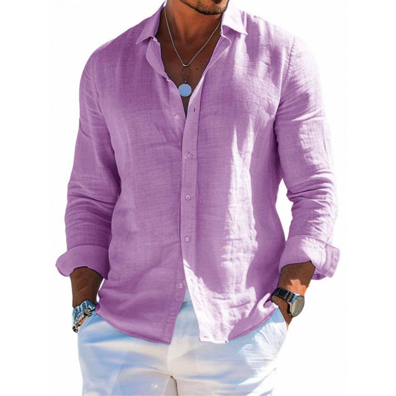 Mason Loose Long-Sleeve Shirt — SF9065