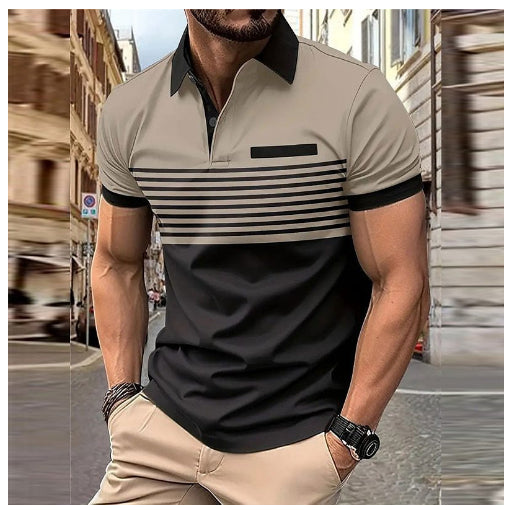 Owen Striped Chest-Pocket Shirt — YPM724