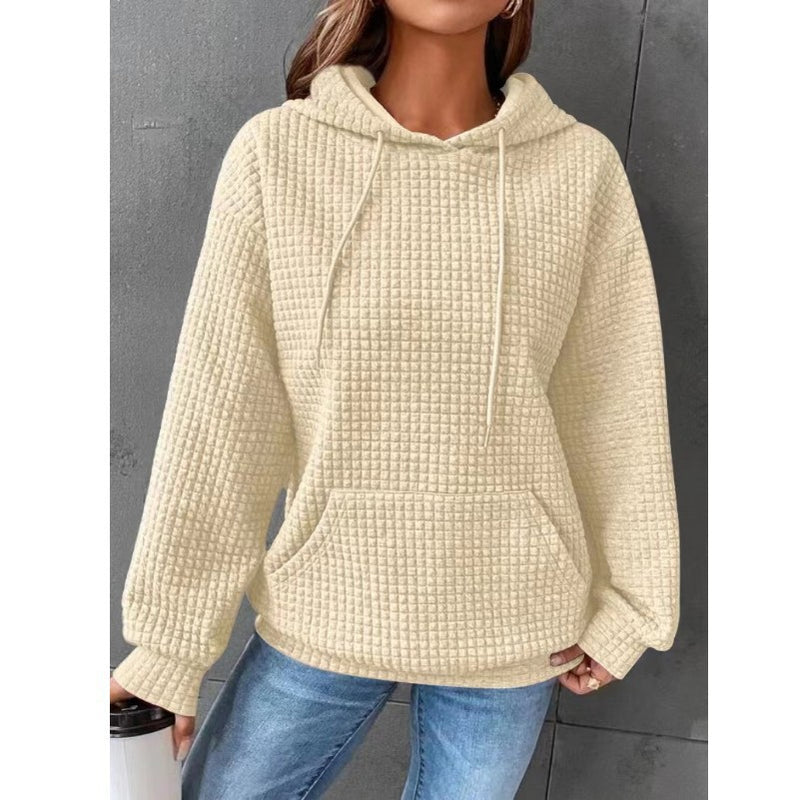 Liora Loose Sweatshirt — Apricot