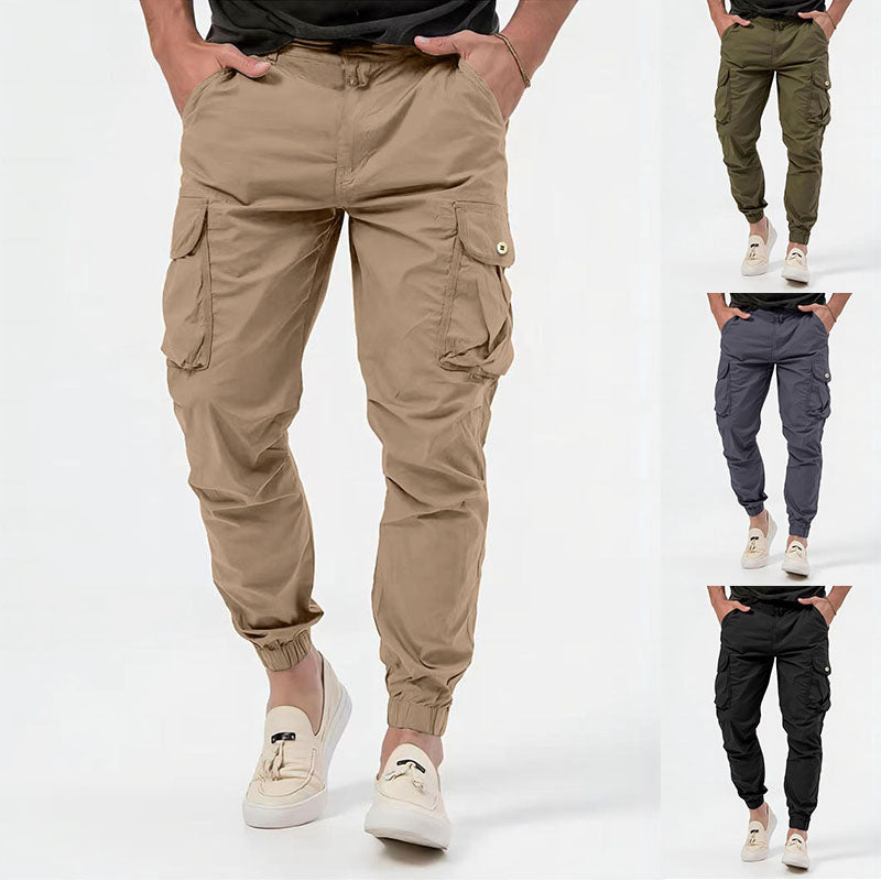 Beck Structured Cargo Trousers — 4Color Set
