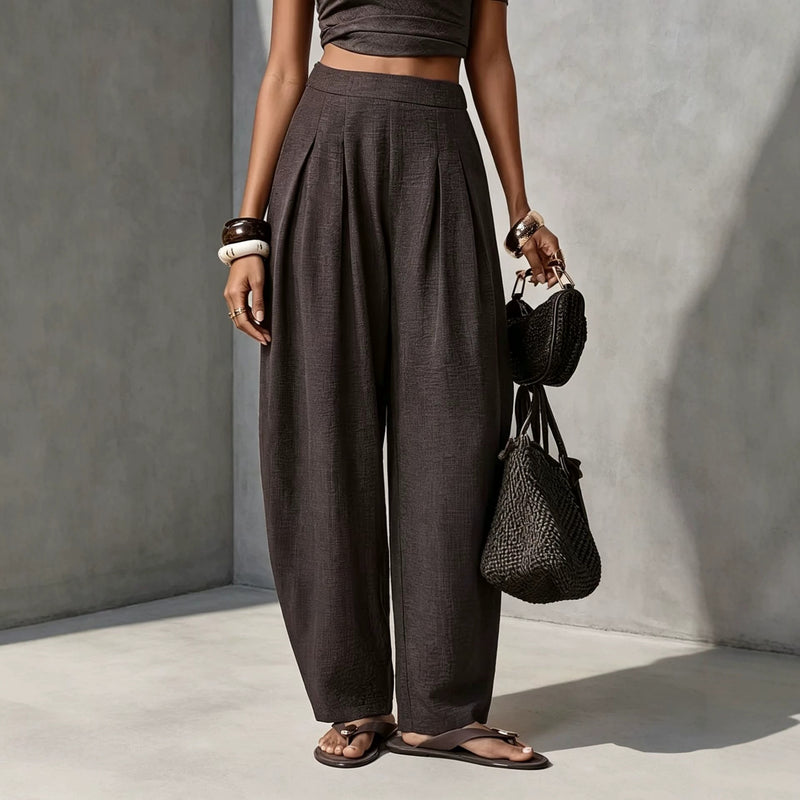 Edie Pleated Trousers 6