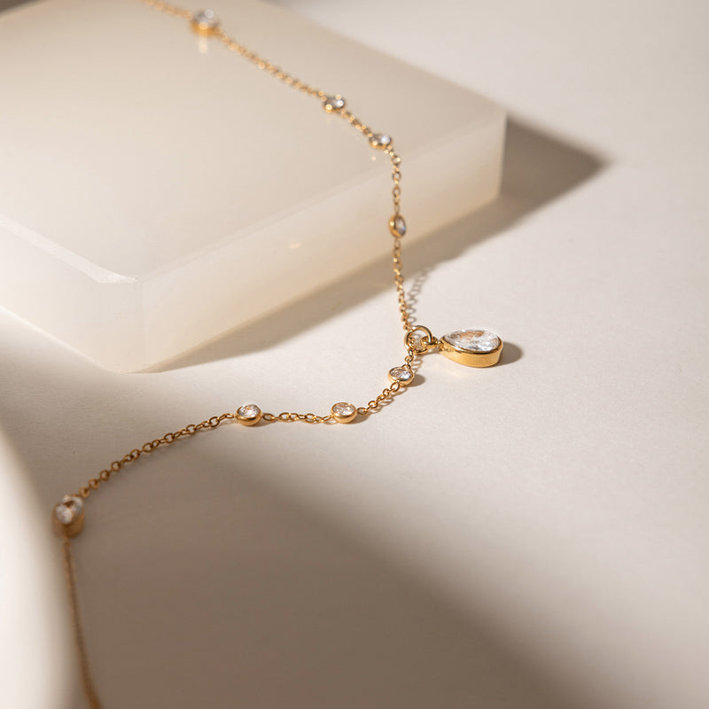 Lumen Waterdrop Zircon Necklace