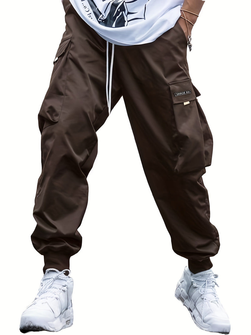 Atlas Multi-Pocket Cargo Pants — Dark Brown