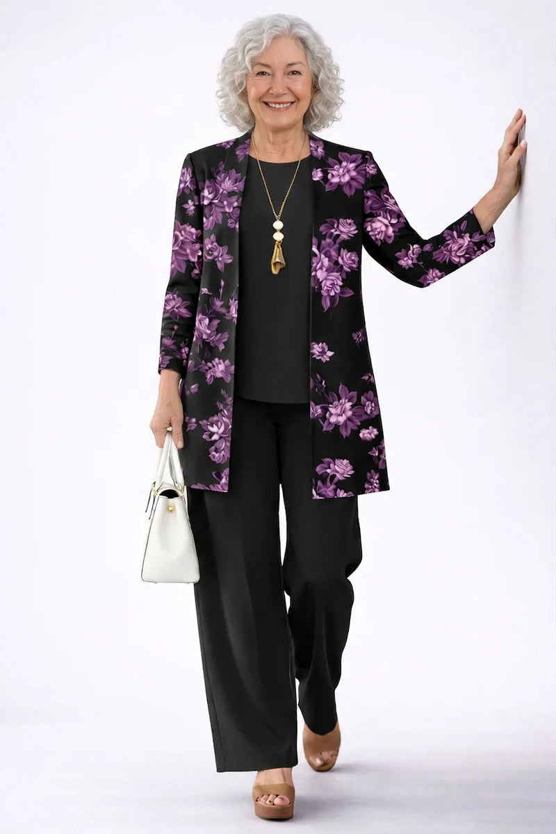 Saskia Linen-Look Three-Piece Set 4