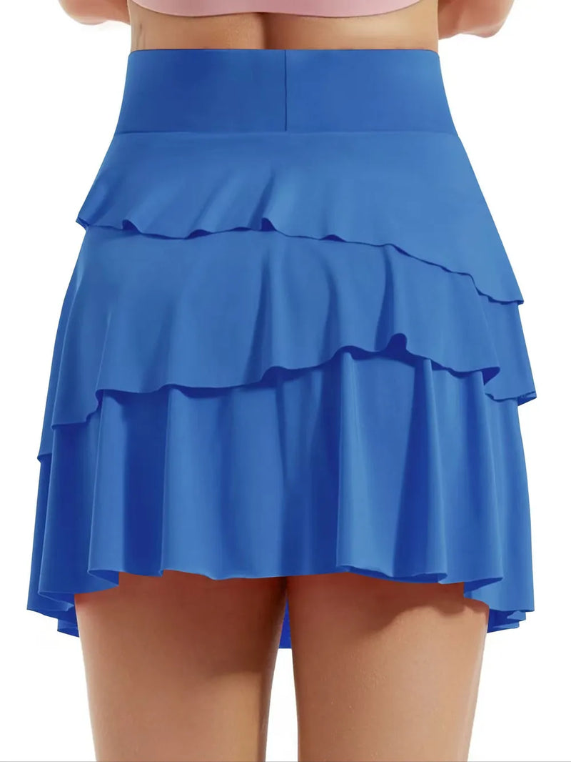 Tiered Ruffle Active Skort 3