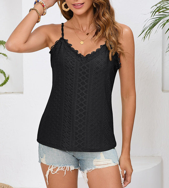 Lacey Pointelle Knit Cami 6