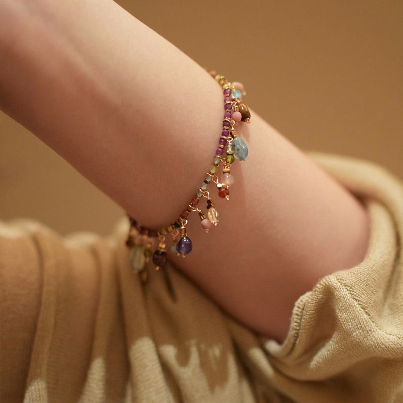 Pearl & Crystal Beaded Necklace 6