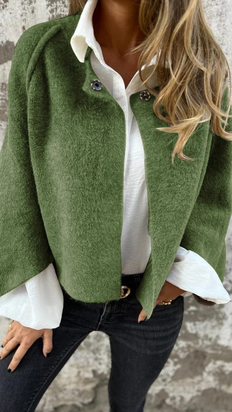 Noa Batwing Cropped Layer — Green