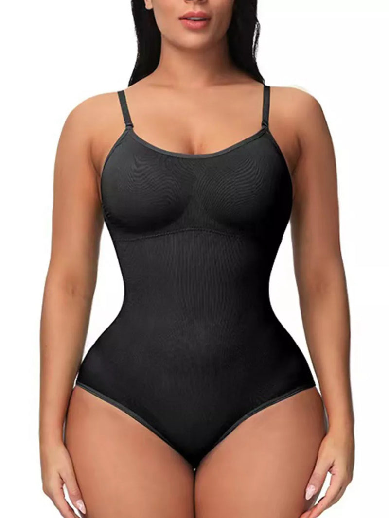Full Size Seamless Scoop Neck Shaping Bodysuit Plus Size 4