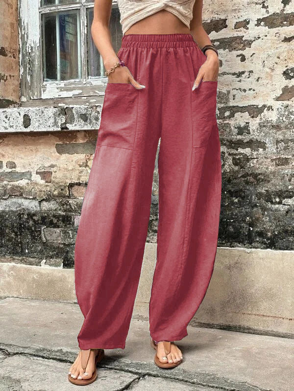 Isla Harem Beach Pants — Rouge