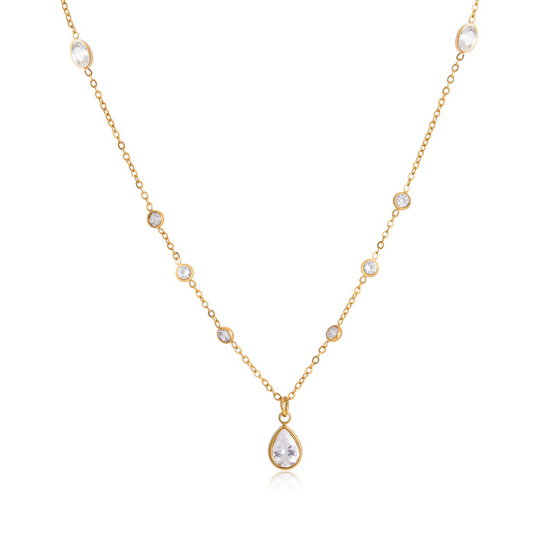 Lumen Waterdrop Zircon Necklace