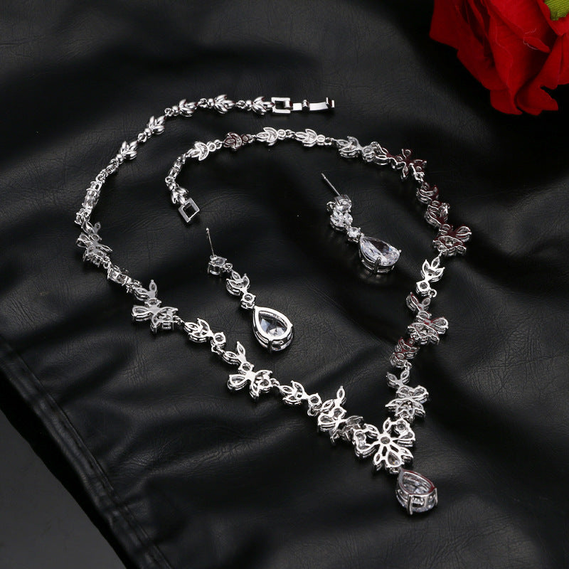 Camille Stud Earrings & Necklace Set