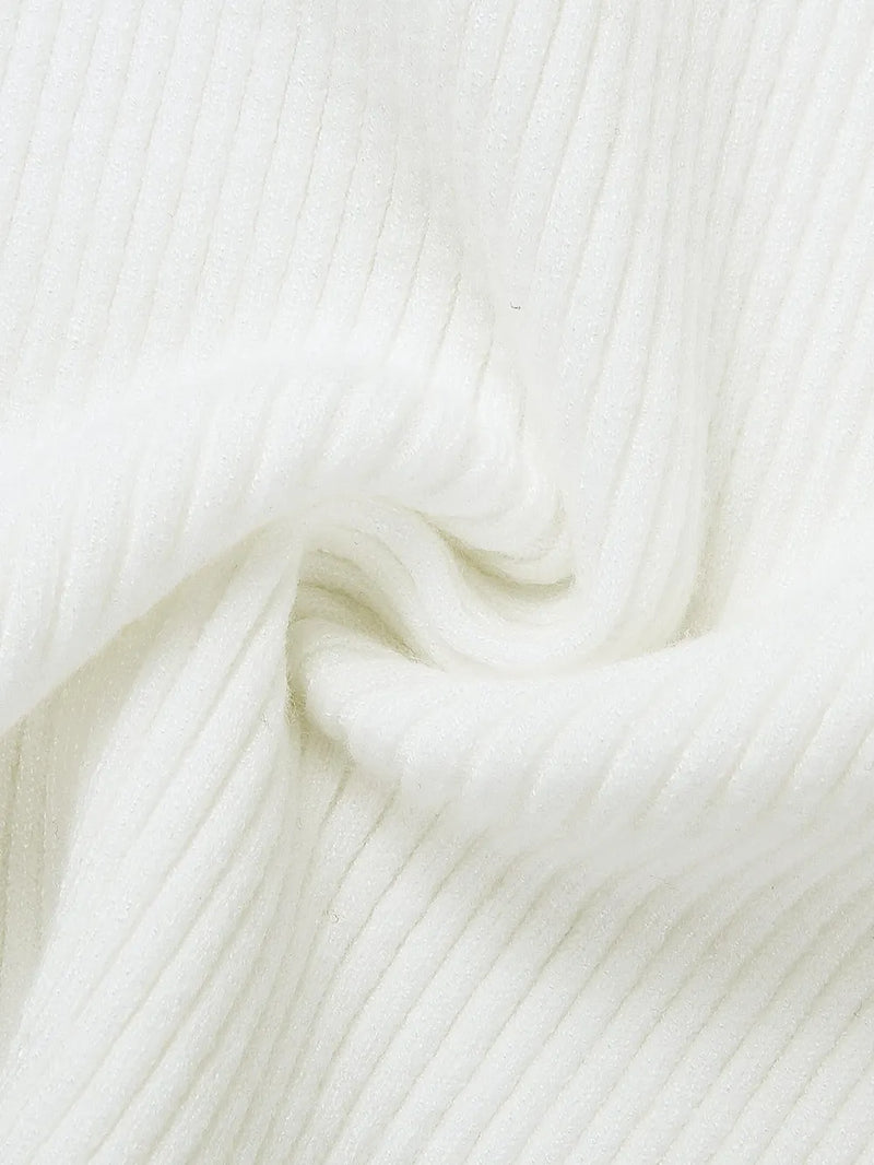 Round Neck Short Sleeve Knit Top 8