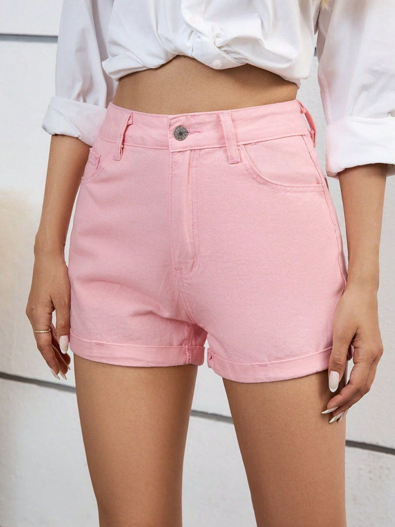 high-waist-denim-shorts-hazel-june color 3