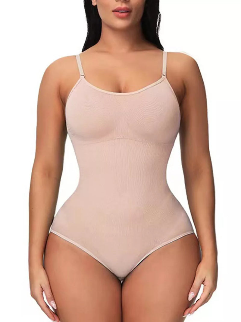 Full Size Seamless Scoop Neck Shaping Bodysuit Plus Size 1