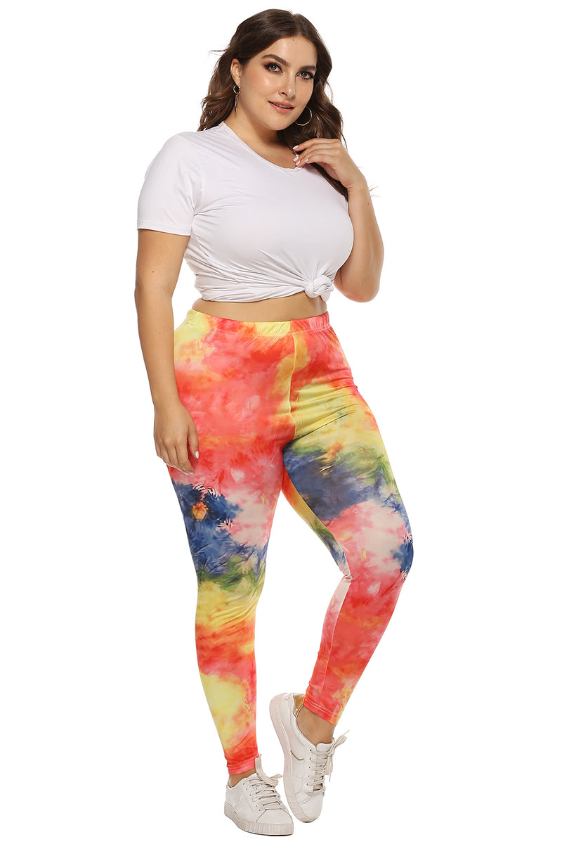 Plus Size Tie Dye Legging | Hazel & June