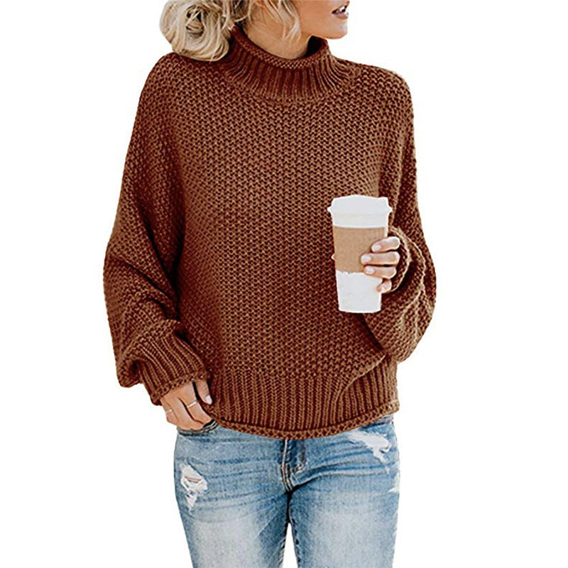Romy Knit Sweater in Brick Red
