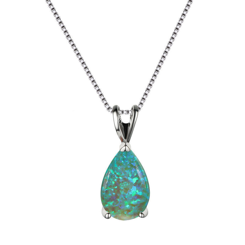 Liora Opal Teardrop Necklace 9