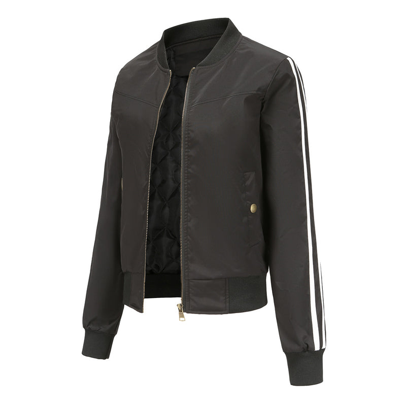 Wren Cropped Bomber Coat 2