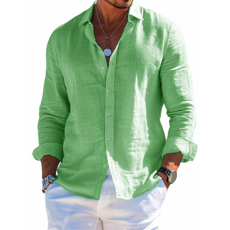 Mason Loose Long-Sleeve Shirt — SF9067