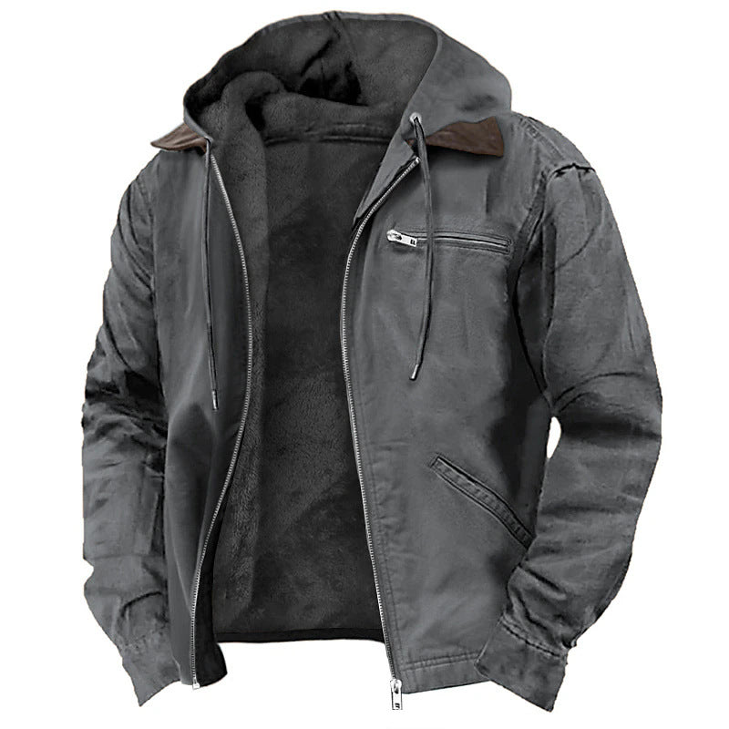Dorian Fleece Zip Jacket — Gray 2-XXS