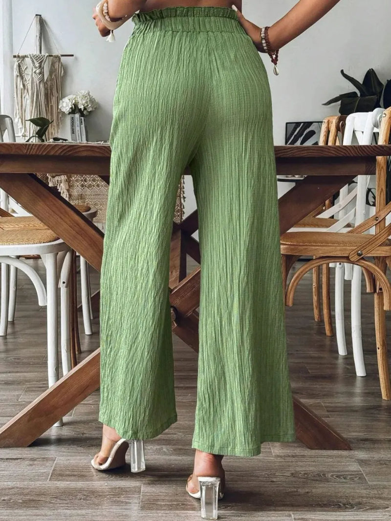 Frill Wide Leg Pants 6