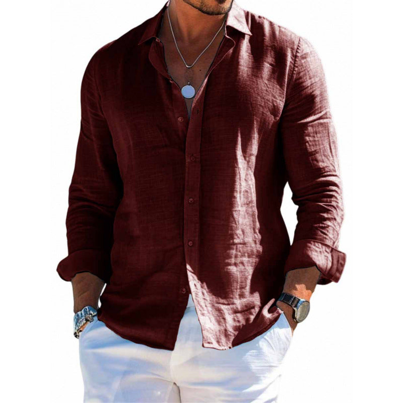 Mason Loose Long-Sleeve Shirt — SF90610