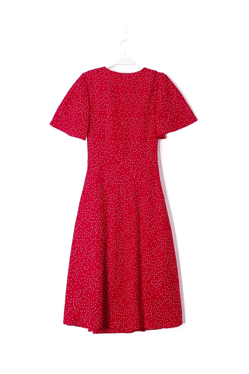 Florence Floral V-Neck Dress 4