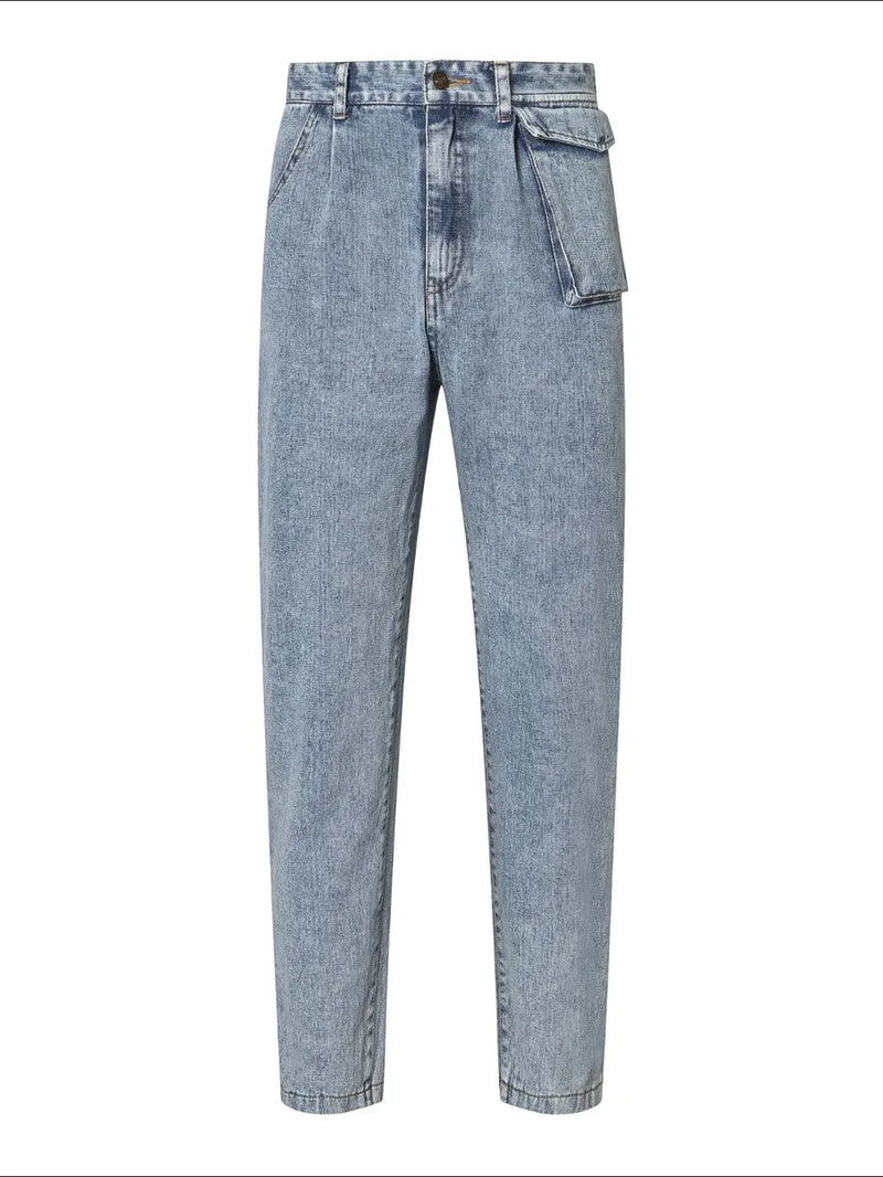 High Waist Straight Leg Jeans 7