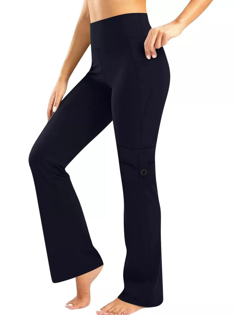 High-Waisted Yoga Pants with Pockets 1