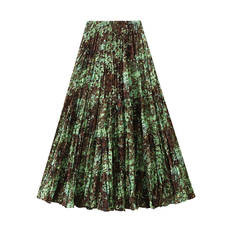 Rosalind Vintage Floral Tiered Skirt 4