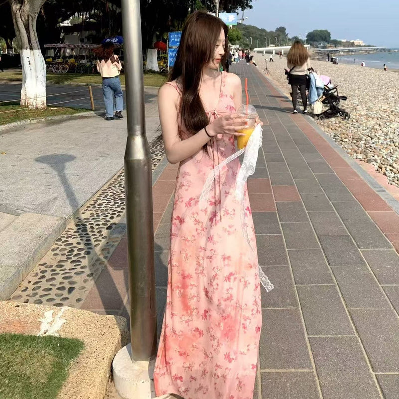 Rosewater Floral Slip Maxi 5