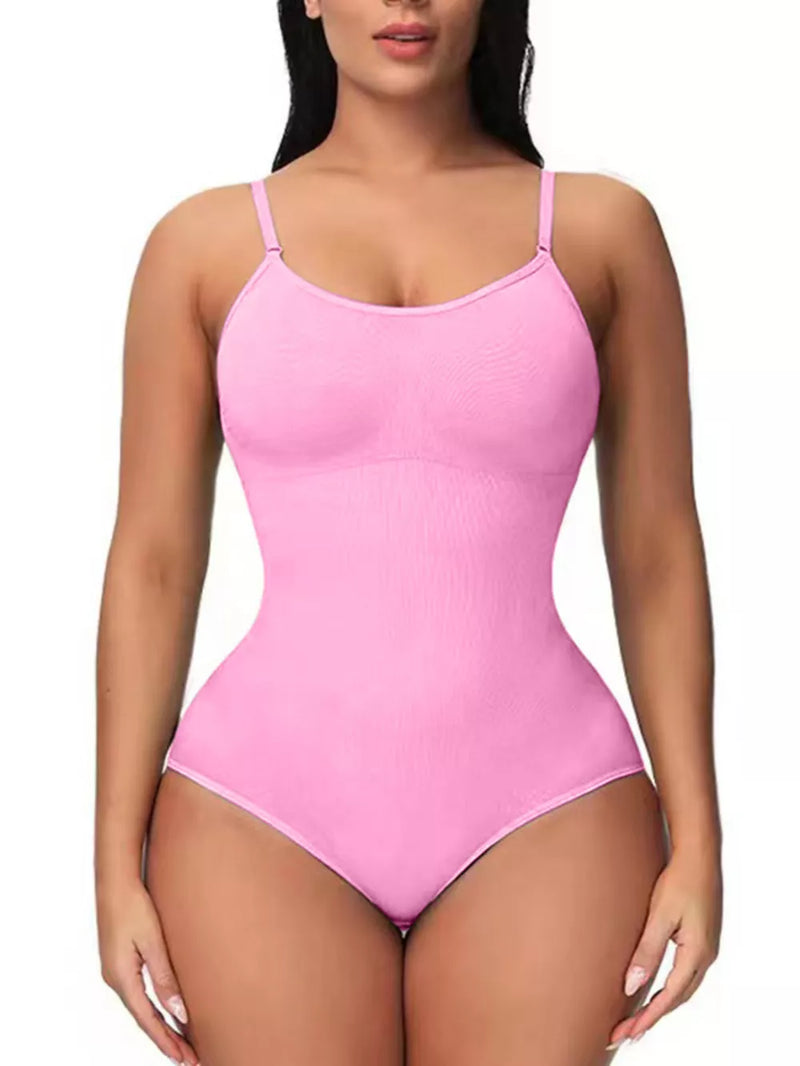 Full Size Seamless Scoop Neck Shaping Bodysuit Plus Size 8